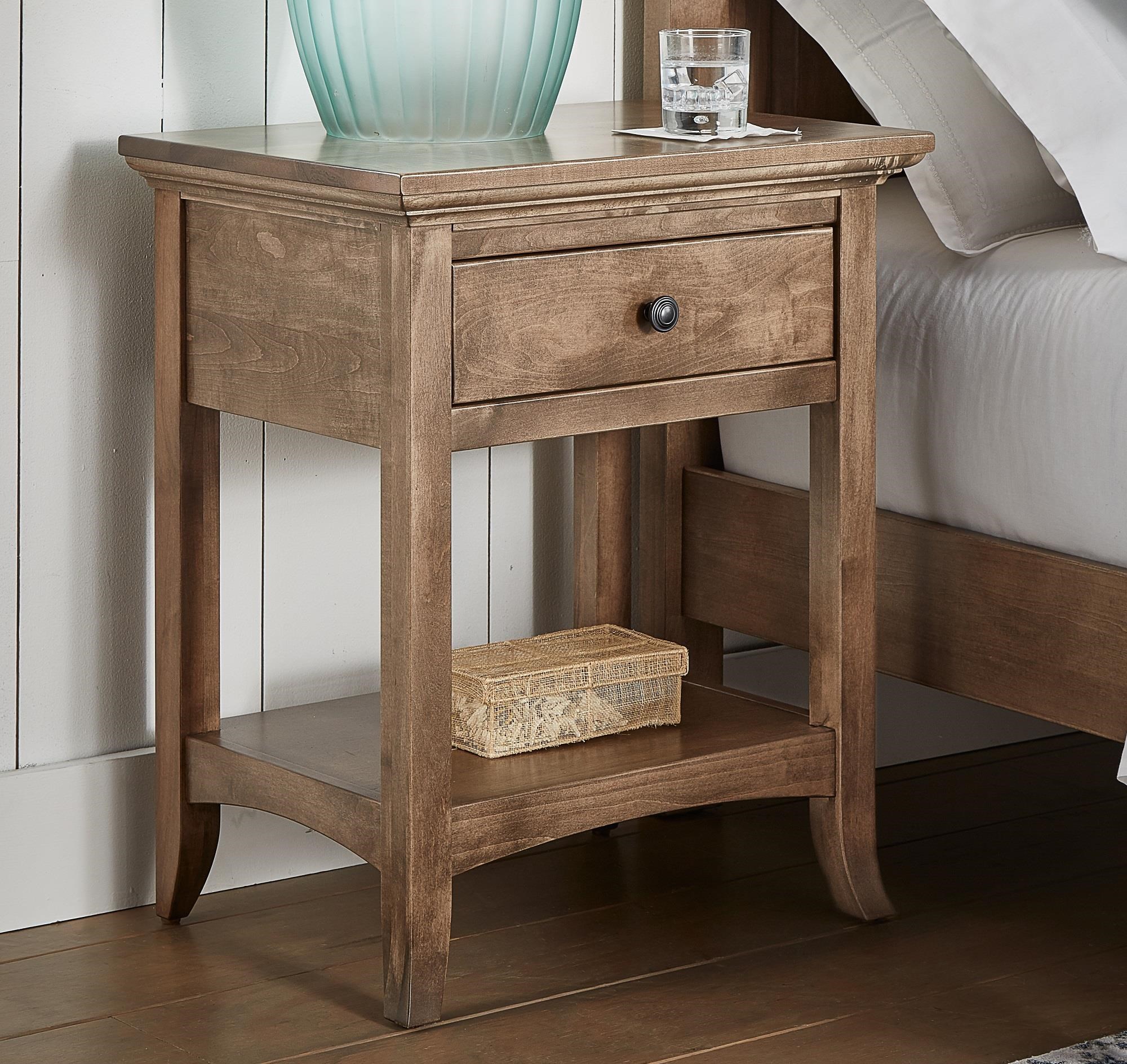 Solid maple nightstand cheap